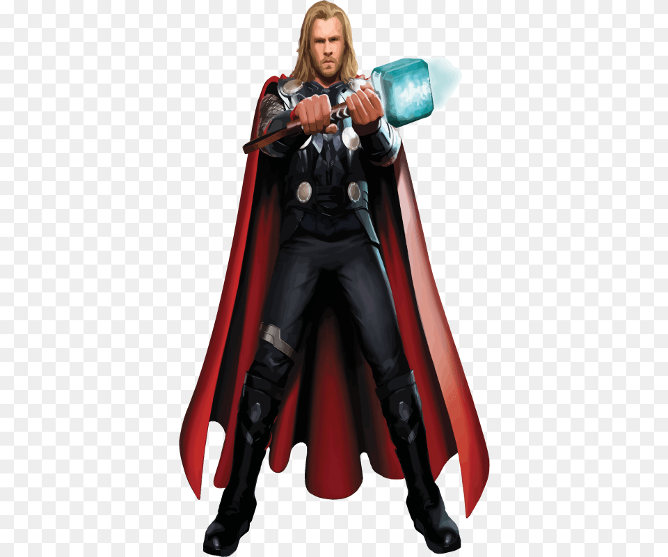 Transparent Thor Avengers Thor, Cape, Clothing, Costume, Fashion Png