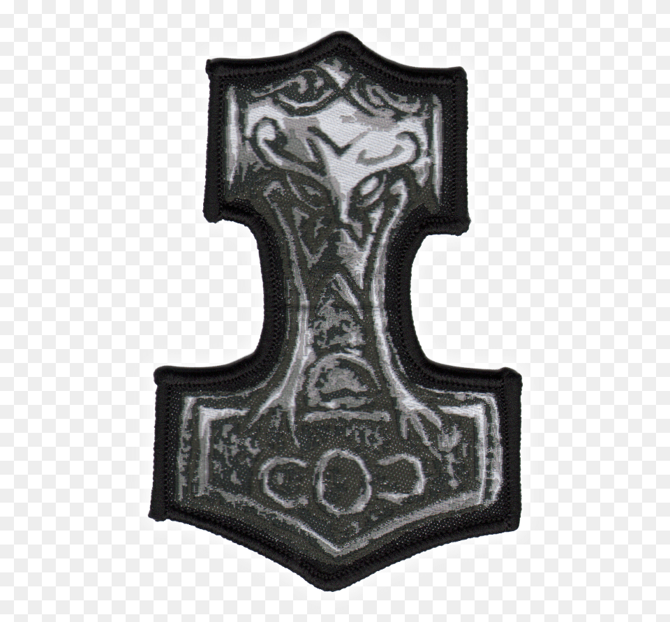 Transparent Thors Hammer Emblem, Cross, Symbol, Logo, Clothing Png