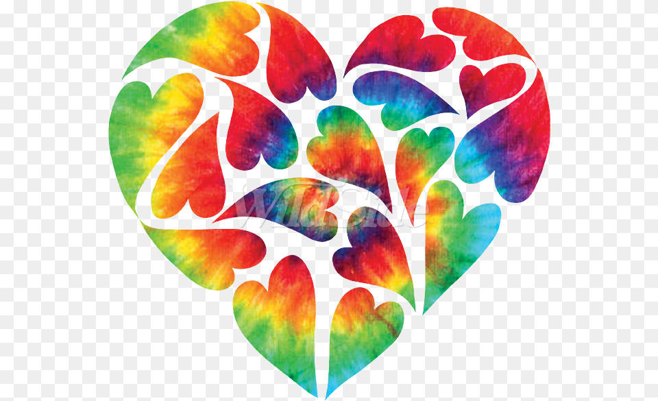 Transparent Tie Dye Visual Arts, Heart, Art Free Png Download