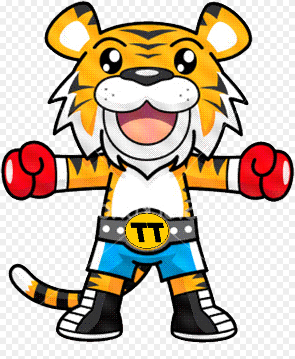 Tiger Cartoon Tiger Cartoon Sport, Baby, Person Free Transparent Png