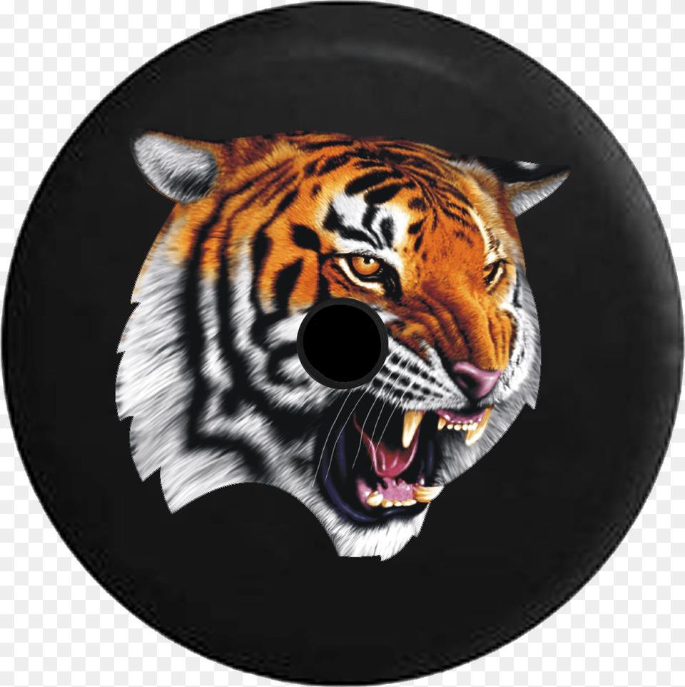 Transparent Tiger Roar Confederate Flags With A Tiger, Animal, Mammal, Wildlife Free Png Download