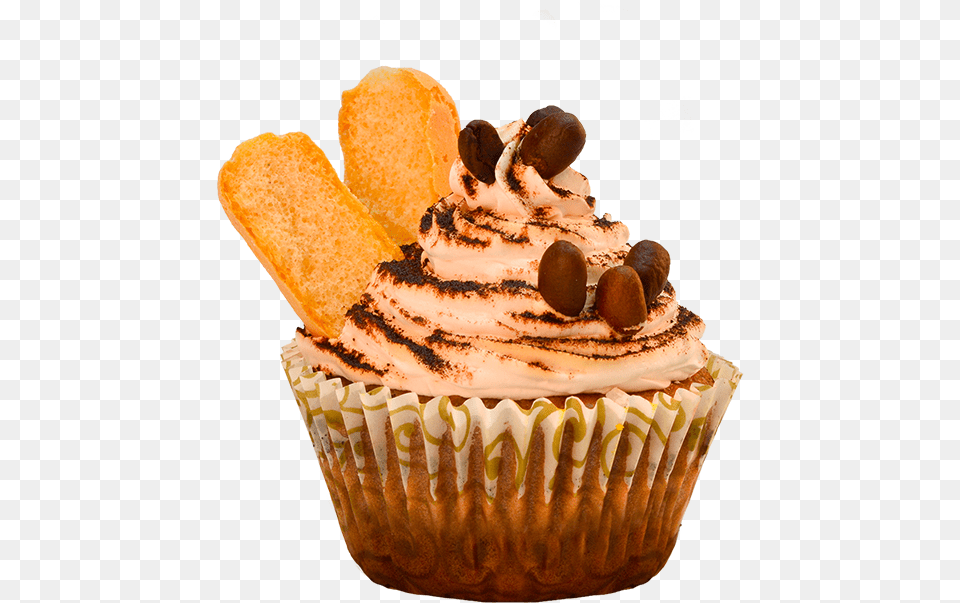 Transparent Tiramisu Sugar Cake, Cream, Cupcake, Dessert, Food Png Image