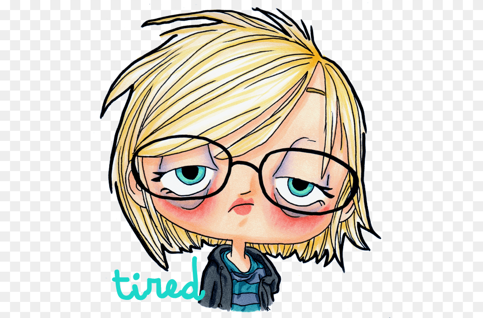 Transparent Tired Tired Looking Face Cartoon, Publication, Book, Comics, Adult Png