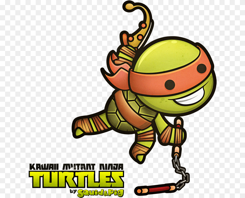 Transparent Tmnt Clipart Kawaii Ninja Turtles, Advertisement, Poster, Baby, Person Free Png Download