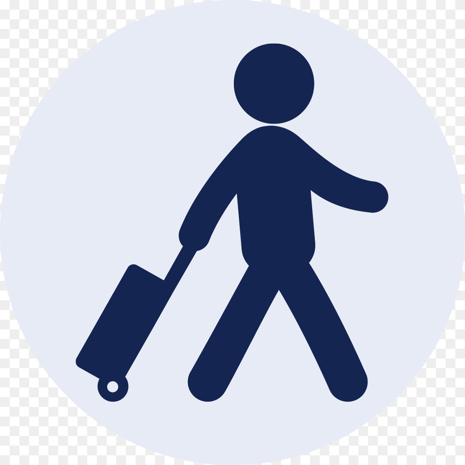 Transparent To Arrive Clipart Travel Icon, Person, Walking Png