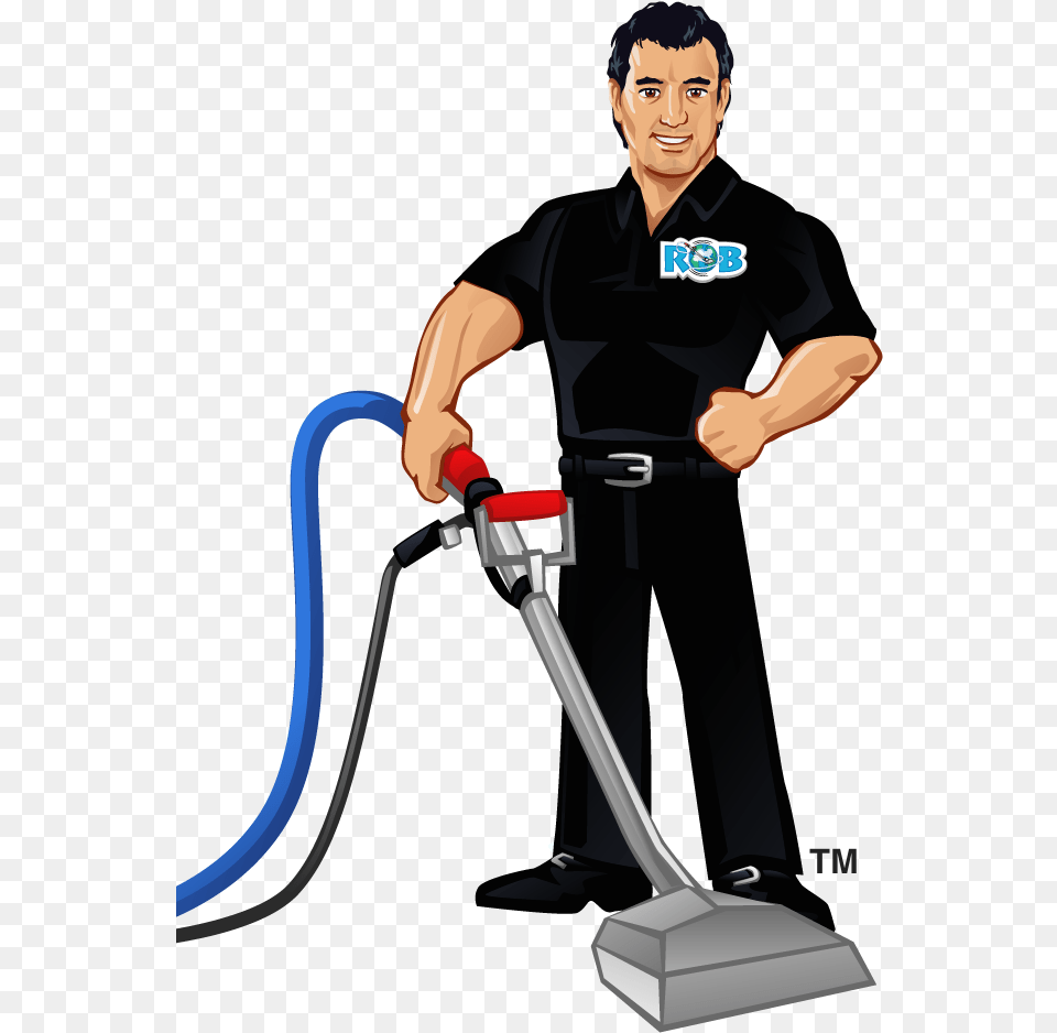 Transparent To Vacuum Clipart Carpet Cleaner Person, Cleaning, Adult, Male, Man Free Png Download