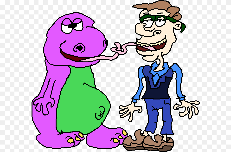 Transparent Tommy Pickles Drew Pickles And Barney, Purple, Baby, Cartoon, Person Free Png Download