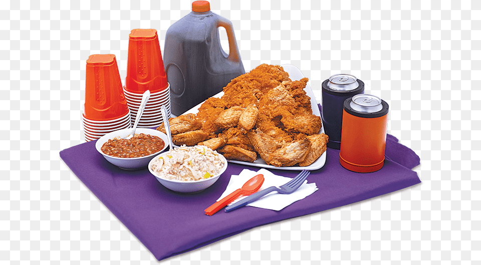 Transparent Tony The Tiger, Fried Chicken, Cutlery, Meal, Food Free Png Download