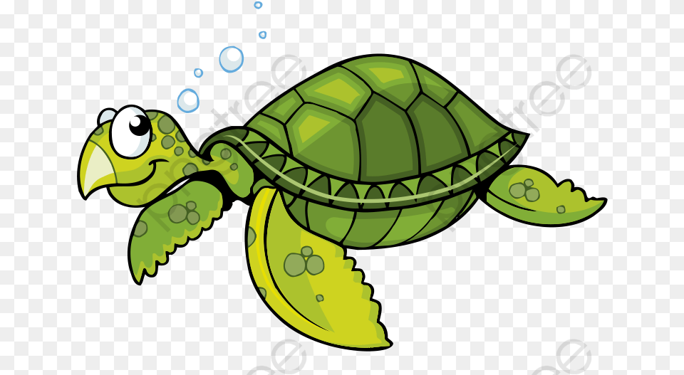 Transparent Tortoise Clipart Black And White Cartoon Green Sea Turtle, Animal, Reptile, Sea Life, Sea Turtle Png