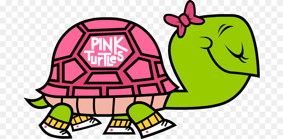 Transparent Tortoise Clipart Pink And Green Turtle, Animal, Reptile, Sea Life, Ammunition Png Image