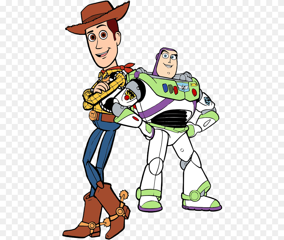 Toy Story Woody And Buzz Coloring Page, Book, Comics, Publication, Person Free Transparent Png