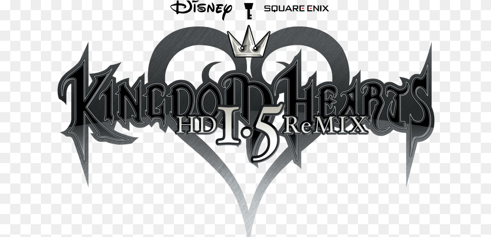 Transparent Trailer Hd Kingdom Hearts 15 Title, Logo, Cross, Symbol, Weapon Png Image