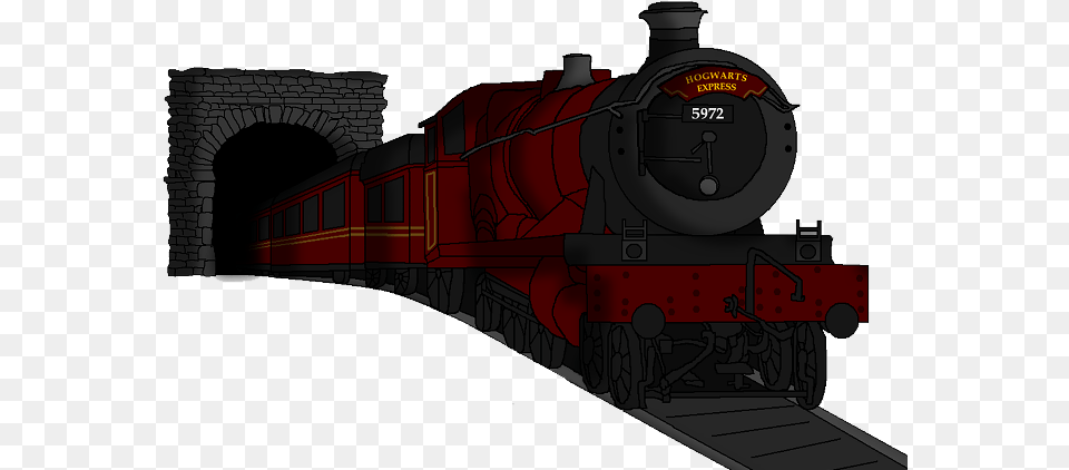 Transparent Train Hogwarts Harry Potter Train, Locomotive, Vehicle, Transportation, Railway Free Png