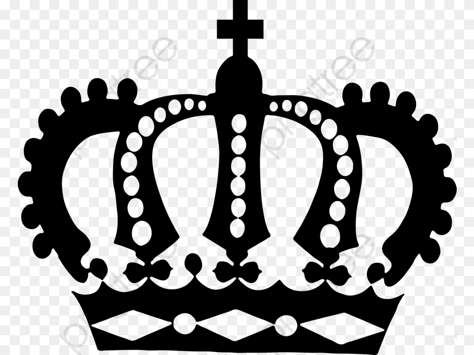 Transparent Transparent Queen Crown Vector King Crown, Gray Png Image