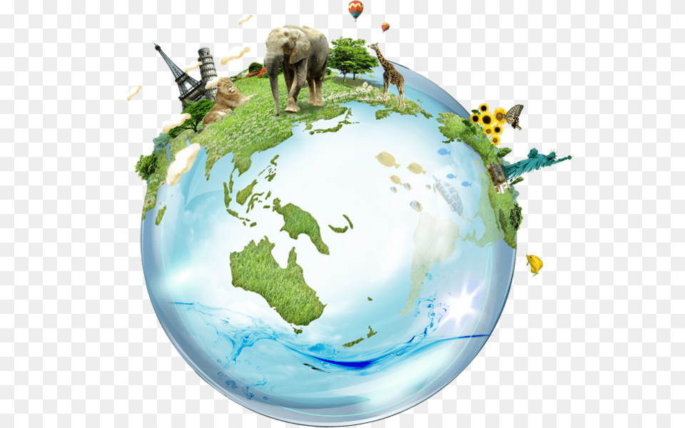 Transparent Travel Globe, Sphere, Animal, Planet, Outer Space Free Png