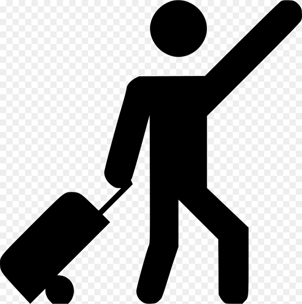 Travel Icon Travel People Icon, Silhouette, Person, Walking, Appliance Free Transparent Png