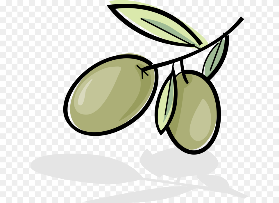 Transparent Tree Branch Vector Olives, Food, Produce, Plant, Fruit Free Png Download