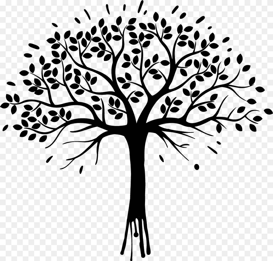 Transparent Tree Of Life Silhouette, Cross, Symbol, Art, Drawing Png