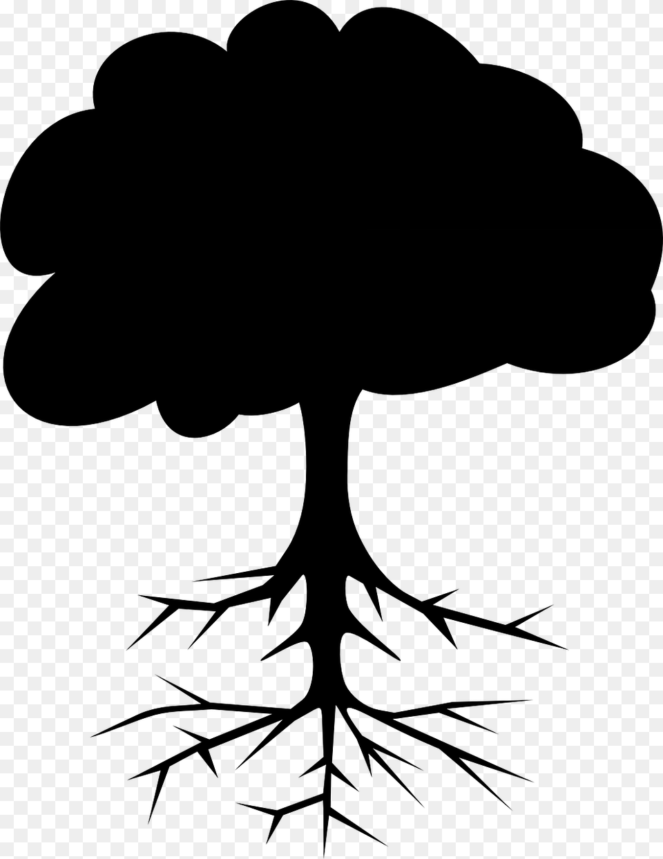 Tree Section Name Of Tree Part, Gray Free Transparent Png