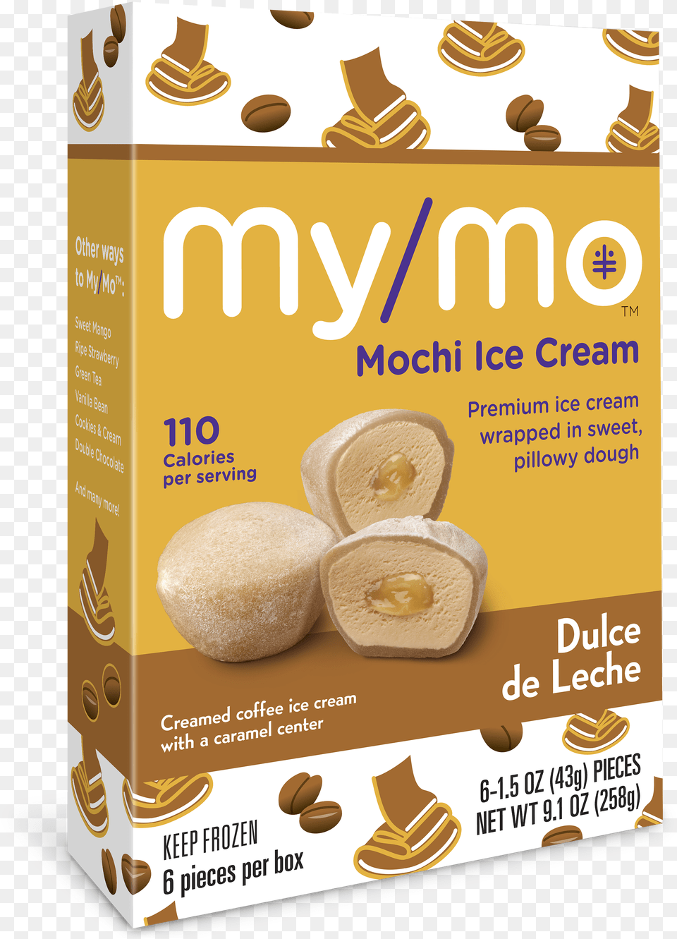 Transparent Tres Leches My Mo Mochi Chocolate, Food, Produce, Sweets, Cream Free Png