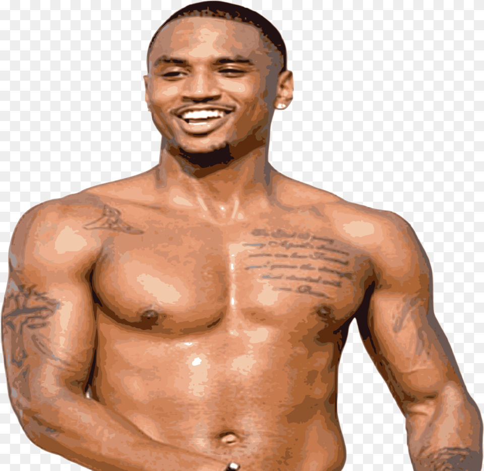 Transparent Trey Songz Hot Pics Trey Songz, Person, Skin, Adult, Face Png