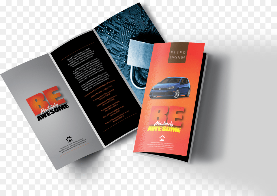 Transparent Tri Fold Brochure Clipart Graphic Design, Advertisement, Poster, Car, Transportation Png Image