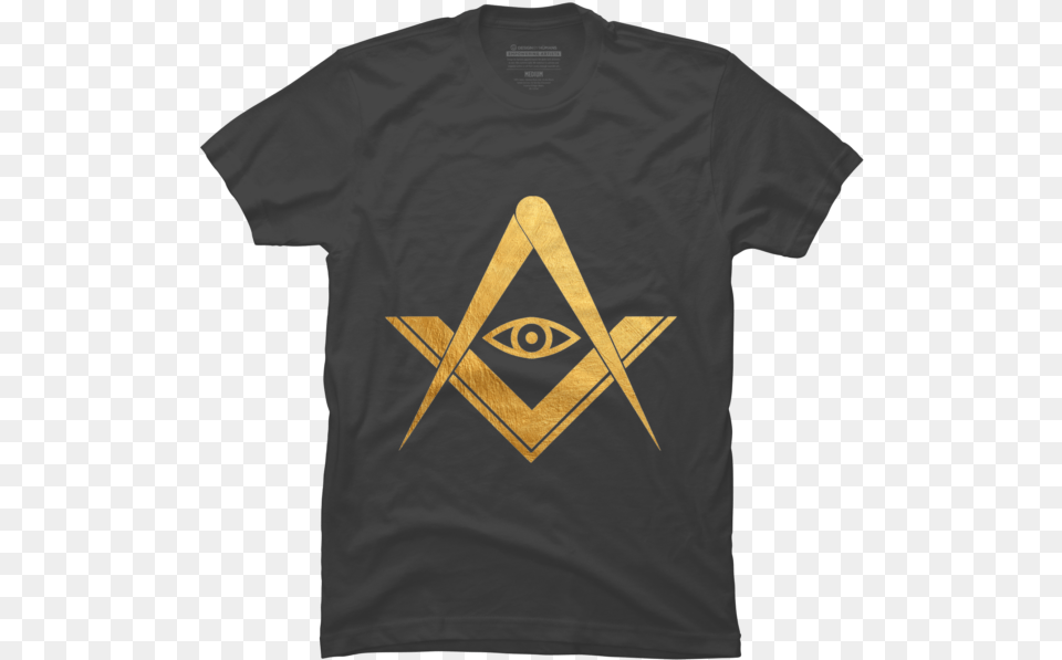 Transparent Triangle Eye Square And Compass, Clothing, T-shirt, Shirt, Logo Free Png Download