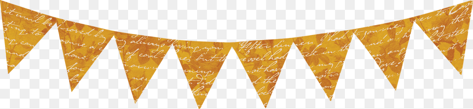 Transparent Triangle Flag Banner Gold Birthday Banner, Text Free Png Download