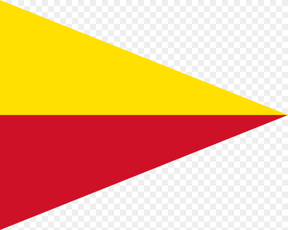 Transparent Triangle Flag Banner Red And Yellow Triangle Flag Png Image