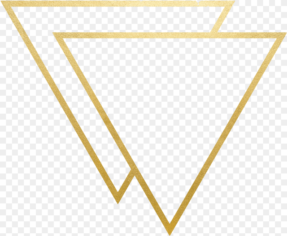 Triangle Gold Gold Triangle, Symbol Free Transparent Png