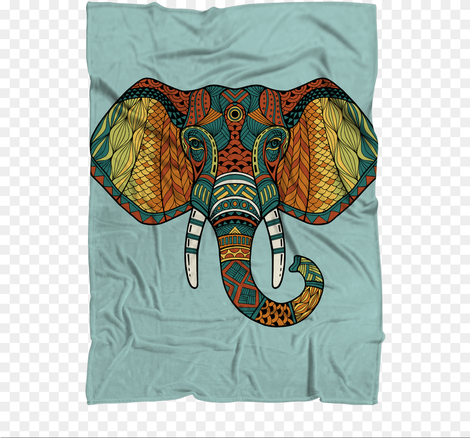 Transparent Tribal Elephant Elephant, Animal, Mammal, Wildlife, Art Png Image