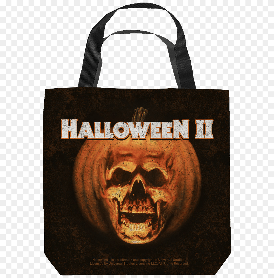 Transparent Trick Or Treat Bag Halloween 2 Pumpkin Skull, Tote Bag, Accessories, Handbag, Face Free Png Download