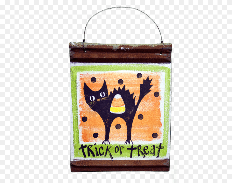 Transparent Trick Or Treat Bag Wristlet, Accessories, Handbag, Animal, Art Free Png