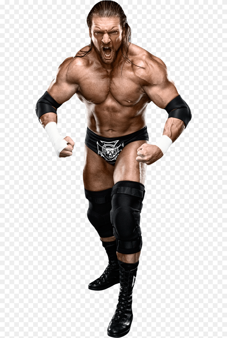 Transparent Triple H Triple H Mit Langen Haaren, Adult, Male, Man, Person Png Image