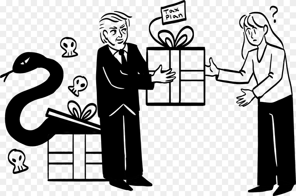 Transparent Trump Cartoon Cartoon, Gray Free Png