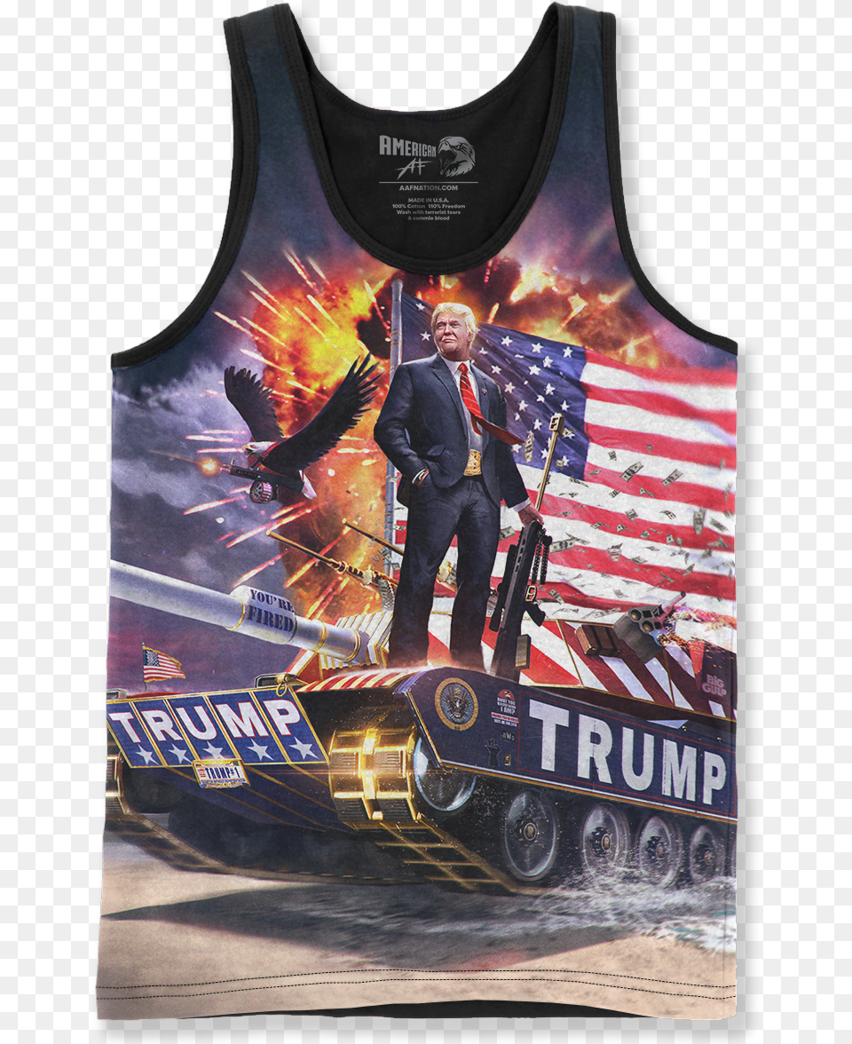 Transparent Trump Hair Funny Trump 4th Of July, Vest, Clothing, Adult, Person Free Png Download