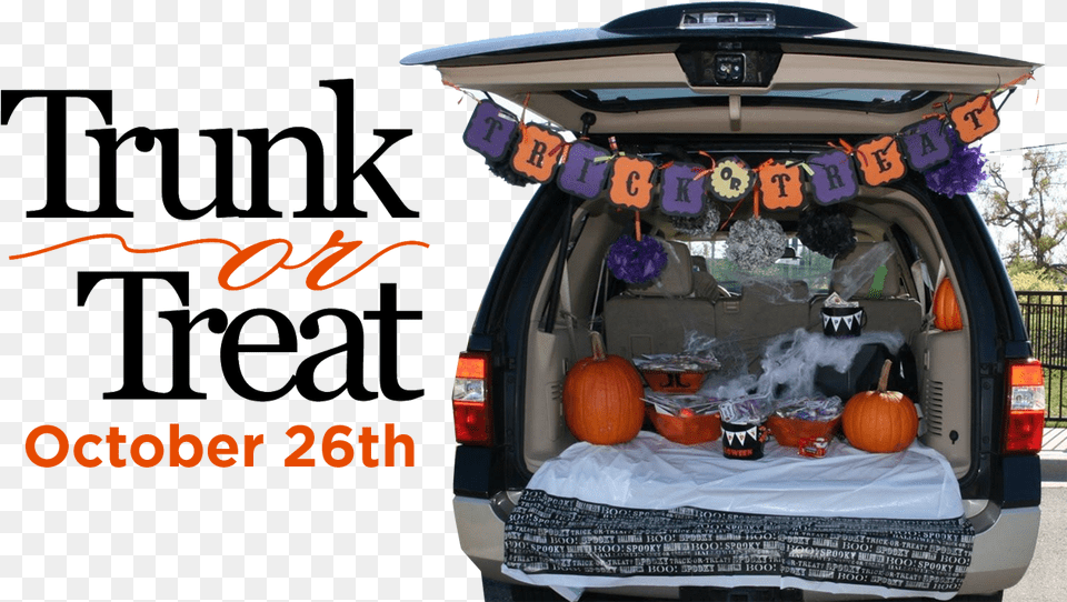Trunk Or Treat Clipart, Pumpkin, Vegetable, Food, Plant Free Transparent Png