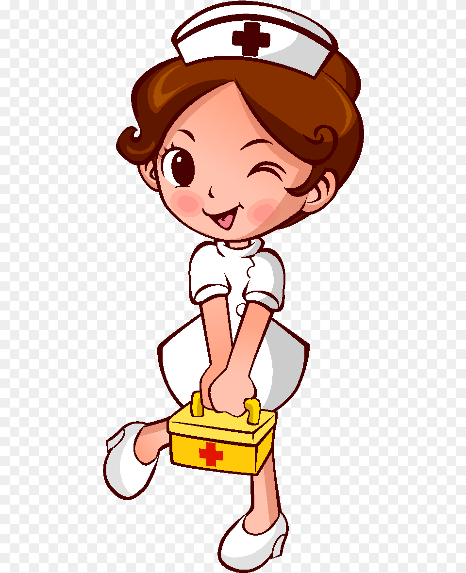 Transparent Trust Clipart Cartoon Nurse, Baby, Person, Face, Head Free Png Download