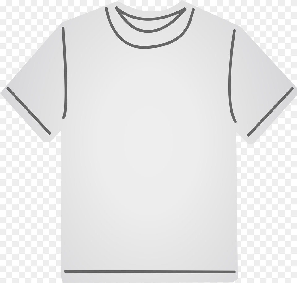 Transparent Tshirt Clipart Vit Tecknad T Shirt, Clothing, T-shirt Png Image