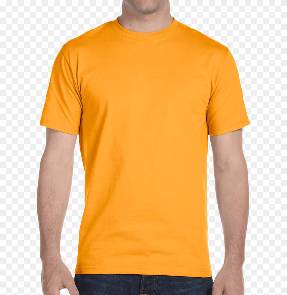 Transparent Tshirt Template Mustard Yellow Shirt, Clothing, T-shirt, Sleeve Png Image