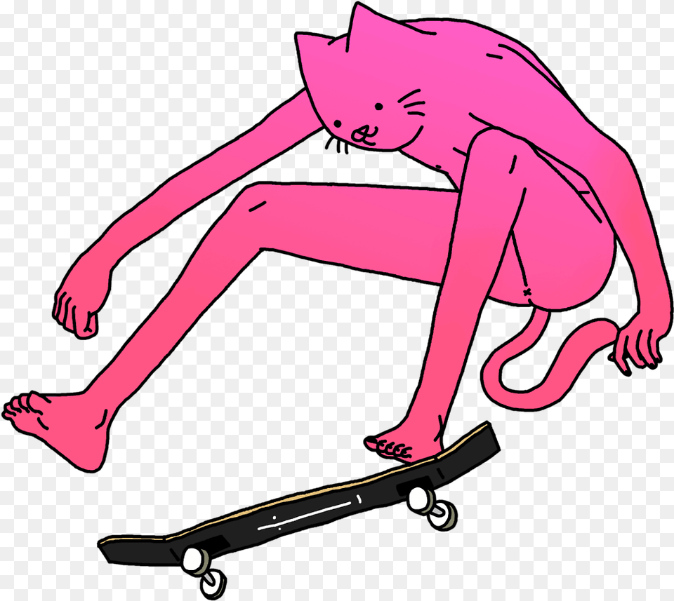 Tumblr Alien Skateboard Clipart, Adult, Female, Person, Woman Free Transparent Png