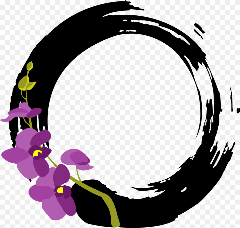Transparent Tumblr Circle, Flower, Plant, Blackboard, Flower Arrangement Png Image