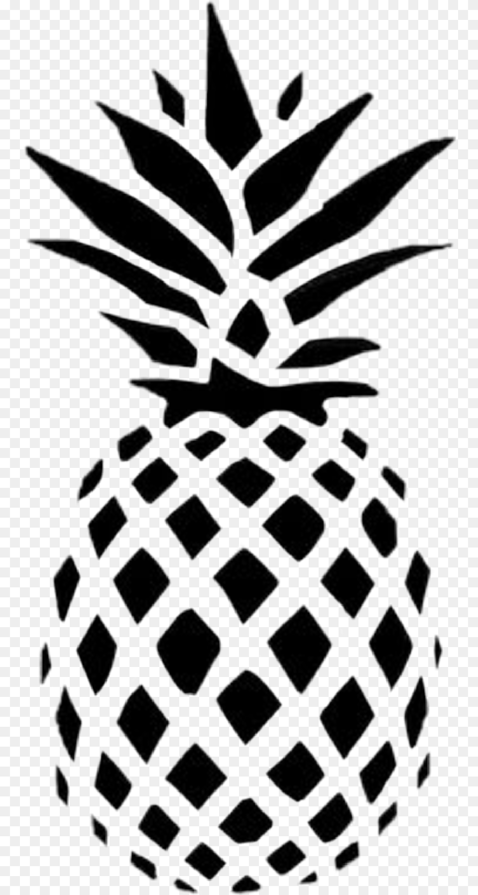 Transparent Tumblr Pineapple Pineapple Decal, Food, Fruit, Plant, Produce Free Png