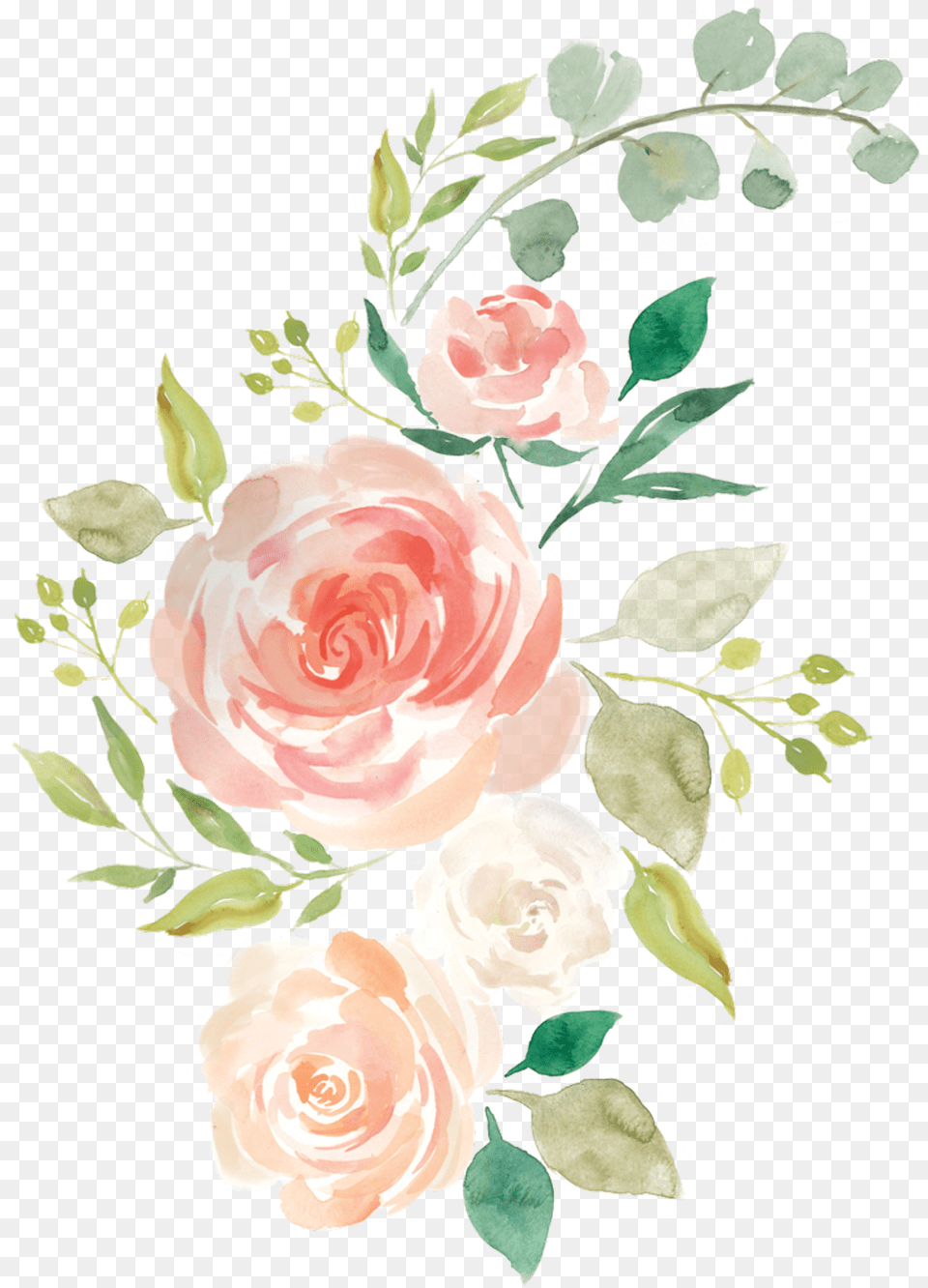 Transparent Tumblr Rose Pastel Watercolor Flower, Art, Floral Design, Graphics, Pattern Free Png
