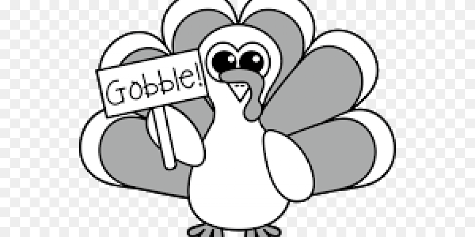 Transparent Turkey Cartoon Turkey Gobble Clipart, Baby, Book, Comics, Person Free Png Download