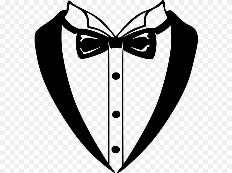 Transparent Tuxedo Clipart Suit And Tie Cartoon, Gray Png