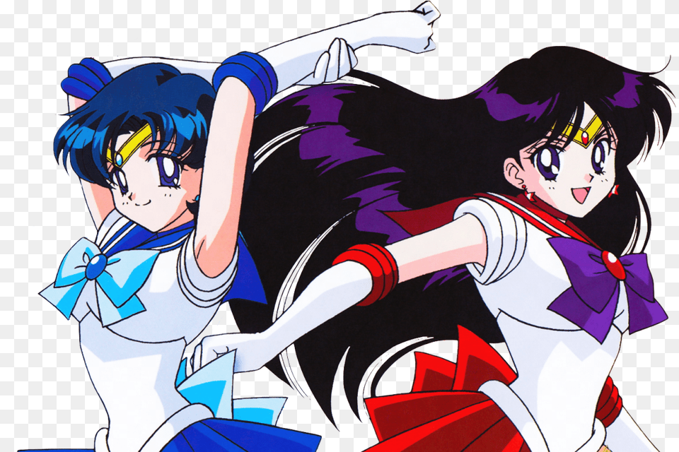 Transparent Tuxedo Mask Sailor Mars Mercury, Publication, Book, Comics, Adult Png Image