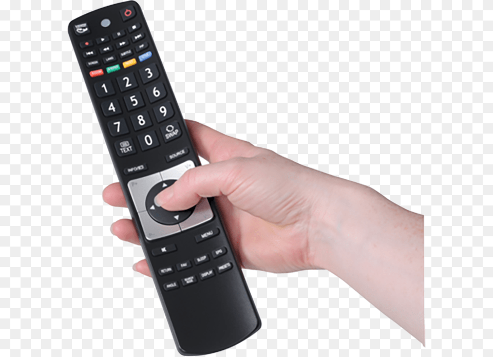Transparent Tv Remote Clipart Tv Remote Control Hand, Electronics, Remote Control Free Png Download