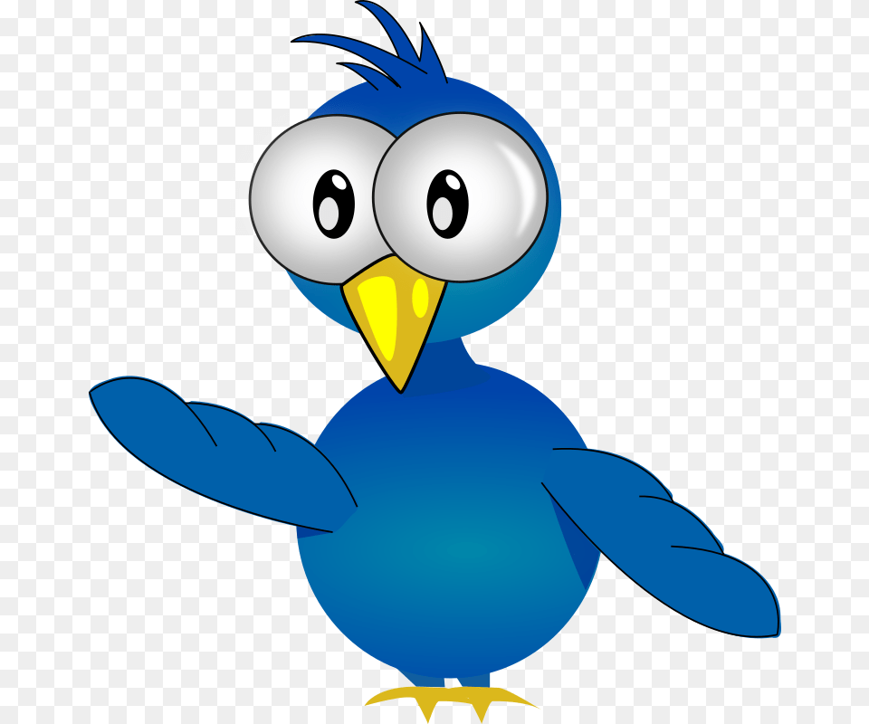 Tweety Bird Big Eyed Cartoon Bird, Animal, Jay, Nature, Outdoors Free Transparent Png
