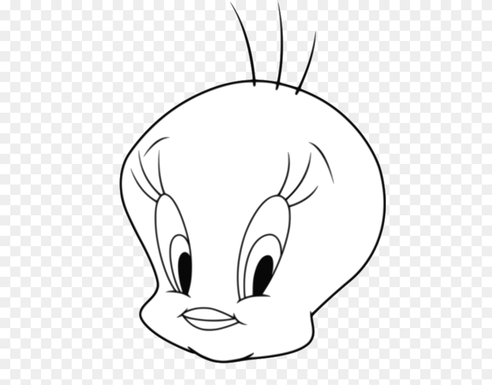 Transparent Tweety Bird Tweety Bird Head Drawing, Art Png Image